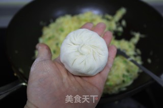 南瓜虾皮包子的做法步骤：13