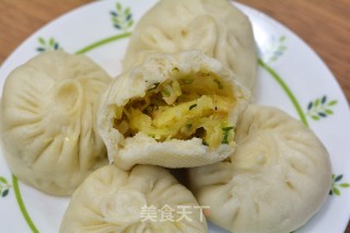南瓜虾皮包子的做法步骤：21