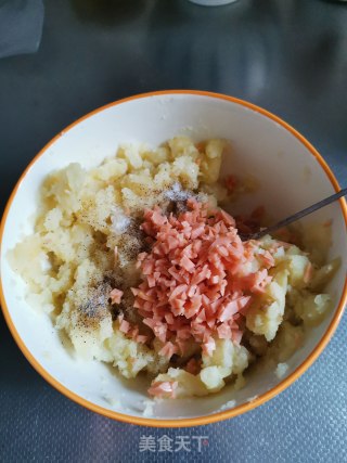 奶酪土豆饼的做法步骤：2