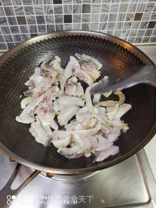 姜葱炒脆脘的做法步骤：5