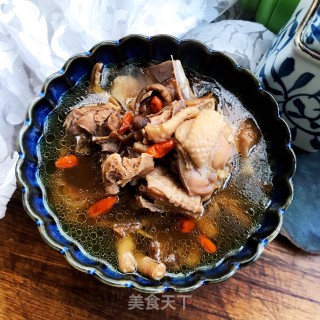 松茸炖鸡汤的做法步骤：12