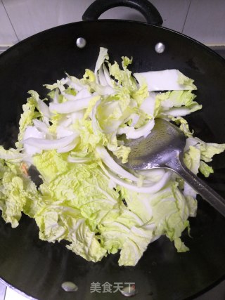醋溜白菜的做法步骤：3