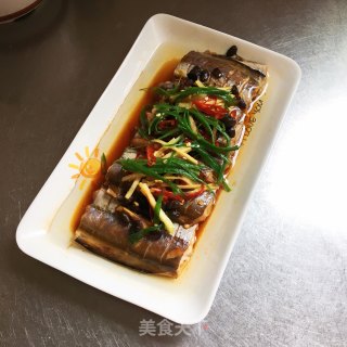 豆豉蒸鳗鱼的做法步骤：6