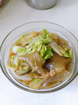五花白菜炖粉皮的做法步骤：13