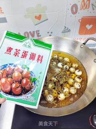 鹌鹑茶叶蛋的做法步骤：1