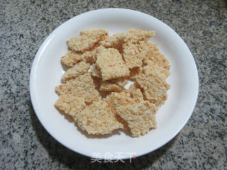 锅巴花菜肉片的做法步骤：11