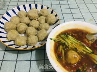 红薯粉丸子的做法步骤：11