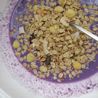 牛奶紫薯燕麦花卷的做法步骤：8