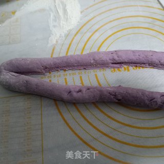 牛奶紫薯燕麦花卷的做法步骤：14