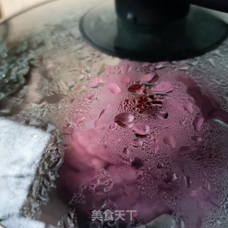牛奶紫薯燕麦花卷的做法步骤：19