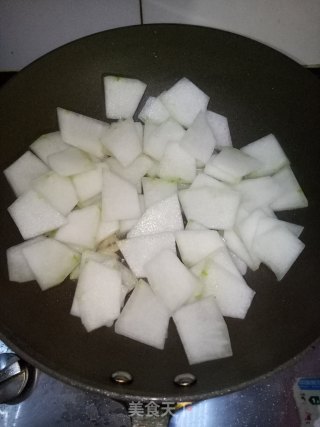 蒜香冬瓜片的做法步骤：3