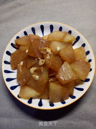 蒜香冬瓜片的做法步骤：6