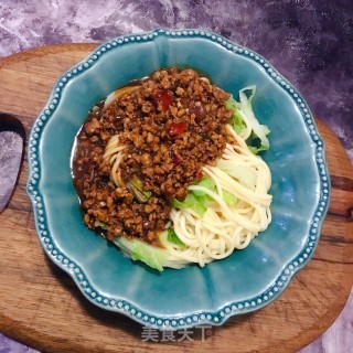土锅肉酱拌面的做法步骤：11