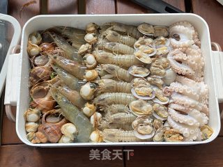 海鲜大咖在家做，一锅就搞定！的做法步骤：8