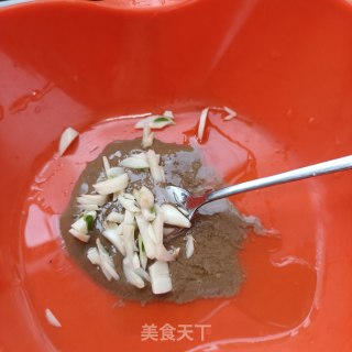 麻汁肉片拌平菇的做法步骤：6