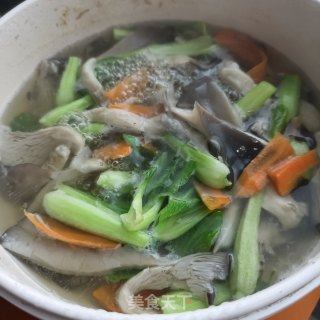 麻汁肉片拌平菇的做法步骤：13