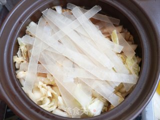 白菜炖宽粉的做法步骤：6