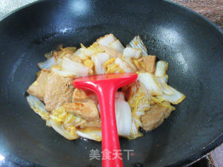 素鸡烧大白菜的做法步骤：11