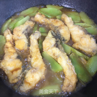 莴笋烧草鱼的做法步骤：7