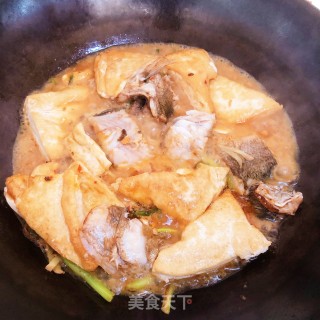 鱼焖豆腐的做法步骤：6
