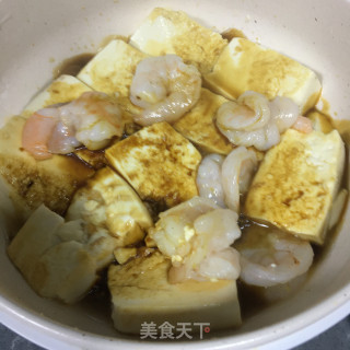 虾仁白菜炖豆腐的做法步骤：6
