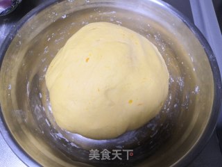 奶香紫薯南瓜包的做法步骤：3