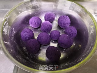 奶香紫薯南瓜包的做法步骤：9