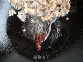 五花肉炒白萝卜的做法步骤：4