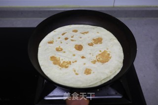 烙薄饼的做法步骤：9