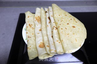 烙薄饼的做法步骤：11