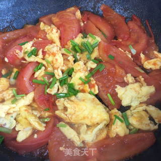 西红柿炒鸡蛋的做法步骤：7