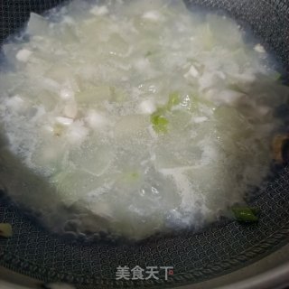 鲜贝冬瓜汤的做法步骤：12