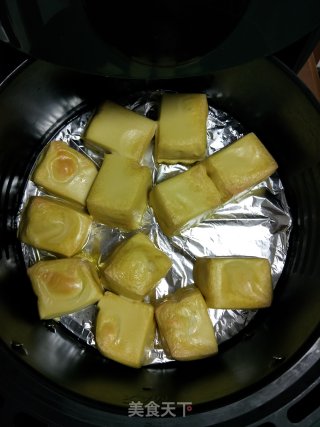 炸豆腐(空气炸锅)的做法步骤：3
