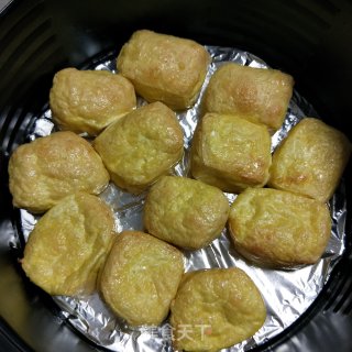 炸豆腐(空气炸锅)的做法步骤：4