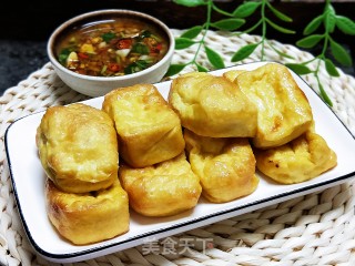 炸豆腐(空气炸锅)的做法步骤：8
