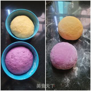 双薯双色馒头的做法步骤：5