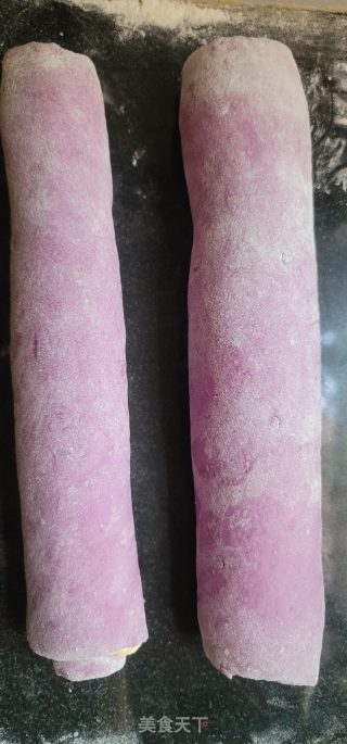 双薯双色馒头的做法步骤：8
