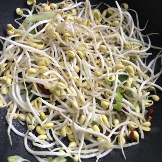黄豆芽炖粉条的做法步骤：5