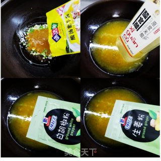 酸辣开胃酸汤肥牛金针菇的做法步骤：5
