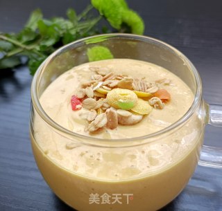 麦片芒果奶昔的做法步骤：9