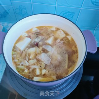辣白菜炖豆腐的做法步骤：14