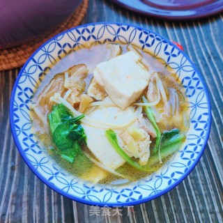 辣白菜炖豆腐的做法步骤：19