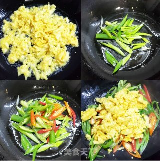 尖椒鸡蛋酱拌魔芋苦荞面的做法步骤：3