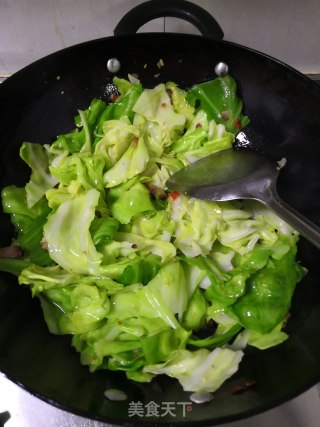 手撕包菜的做法步骤：8