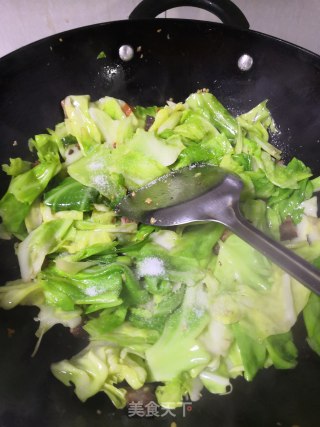 手撕包菜的做法步骤：9