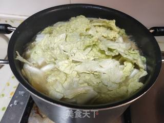 豆腐白菜煮年糕的做法步骤：8