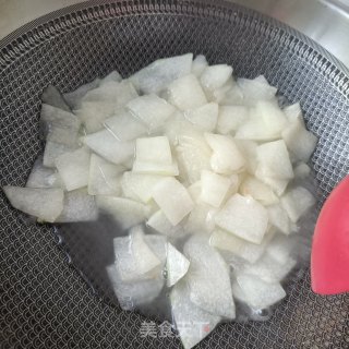 冬瓜炒猪肝的做法步骤：9