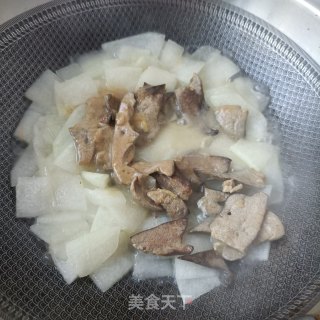 冬瓜炒猪肝的做法步骤：11