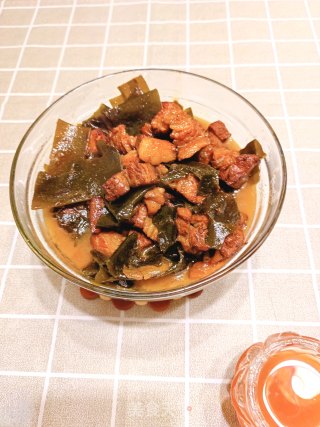 红烧肉炖海带的做法步骤：14