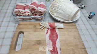 金针菇肥牛卷的做法步骤：2